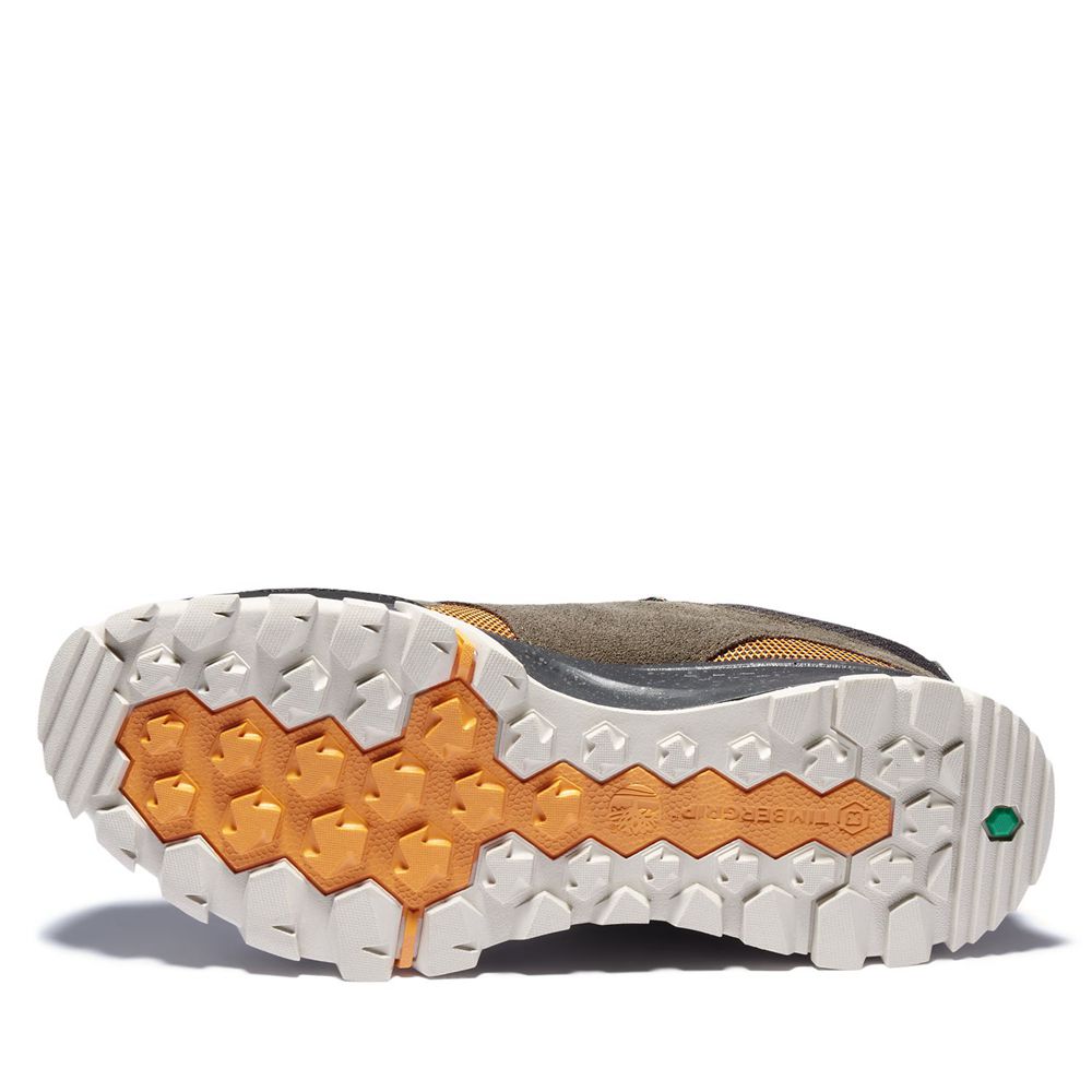 Tênis Trilha Masculino - Timberland Garrison Trail Baixo Impermeavel - LVPQI4635 - Verde Oliva/Preta